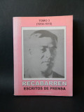 Recabarren : Escritos de prensa. Tomo 2 (1906-1913)